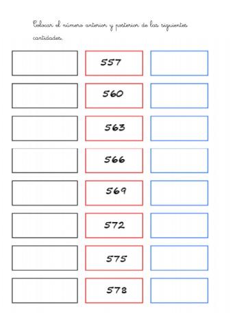 Anterior y Posterior