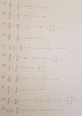 Matematika. Paprastosios trupmenos