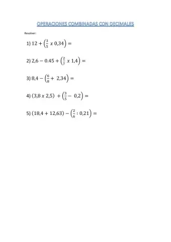 Operaciones combinadas