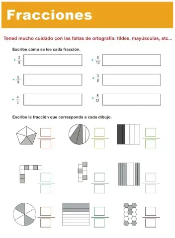FRACCIONES representación