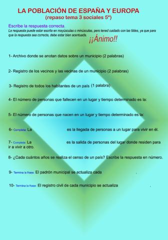 Estudio de la poblacion