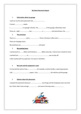 My work placement CO