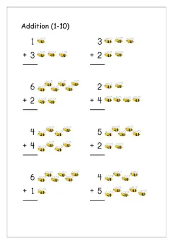 single digit addition