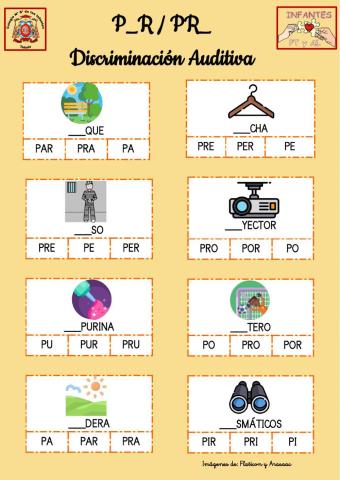 Discriminación Auditiva. PR