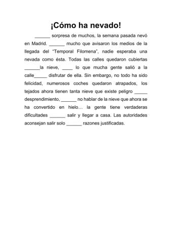 ¡cómo ha nevado!