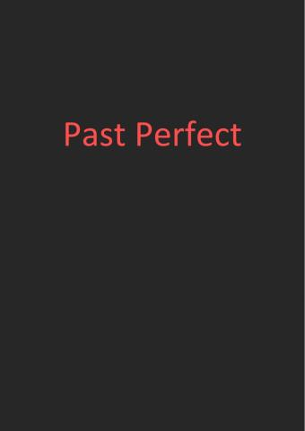 Past Perfect bookmark