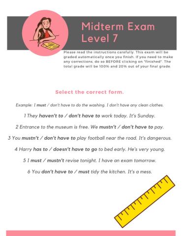 Midterm Exam Level 7