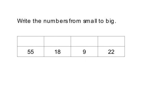 Sequencing numbers worksheet 4