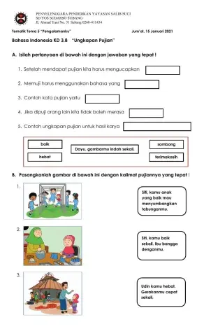 Bahasa Indonesia Ungkapan Pujian