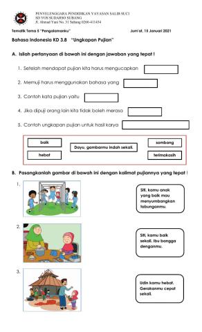 Bahasa Indonesia Ungkapan Pujian