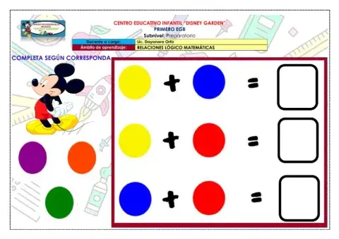 Los colores primarios y secundarios