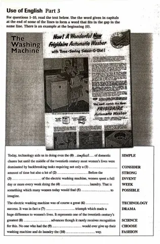 Use of English Part 3