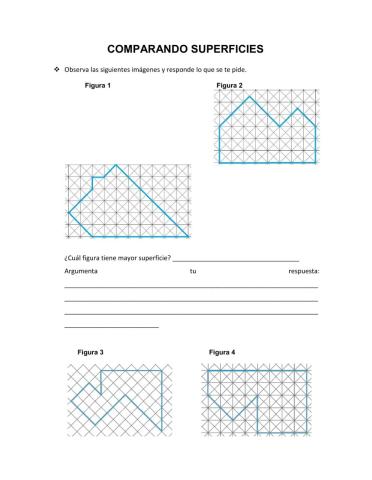 Comparaciones de superficies