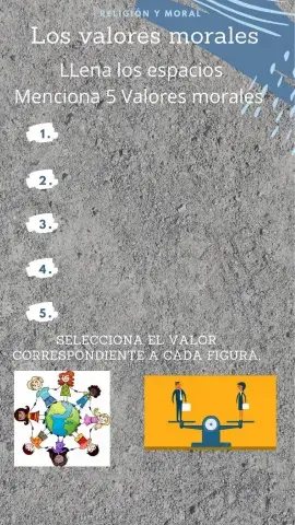 Los Valores Morales