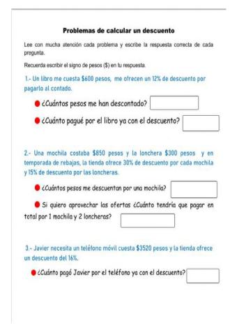 Calcular un porcentaje