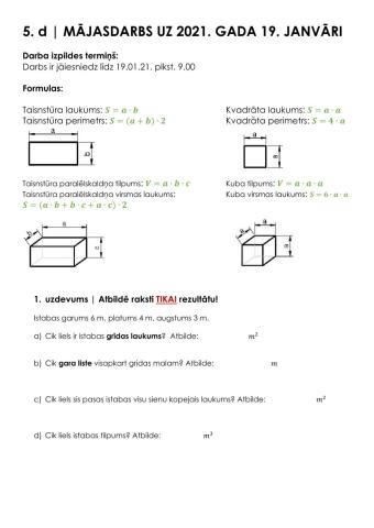 Tilpums. Tilpuma mērvienības