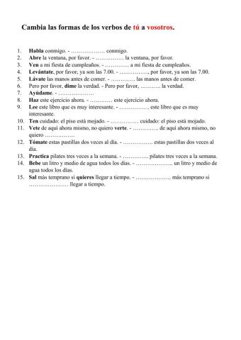 Imperativo (vosotros)