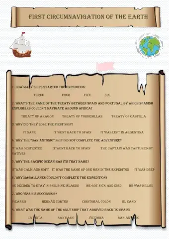 Firts Circumnavigation of the Earth