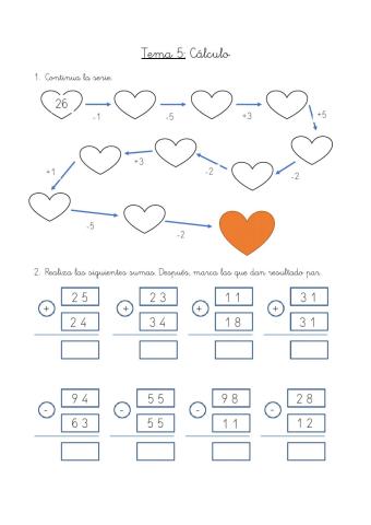 Operaciones y series