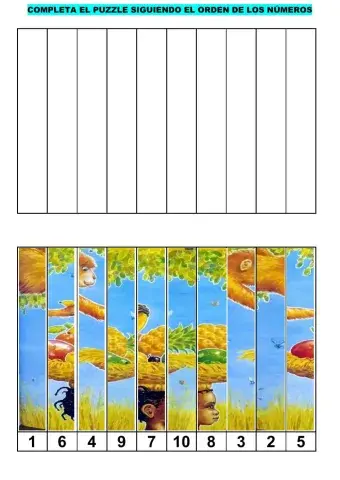 Puzzle del cuento La sorpresa de Nandy