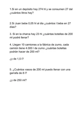 Problemas de Capacidad