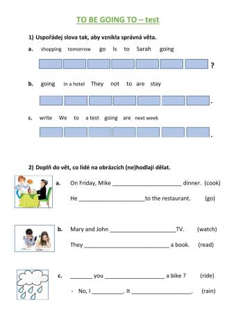 To be going to - test