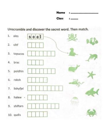 English Exercise for Grade 2 - On Workbook Page 33