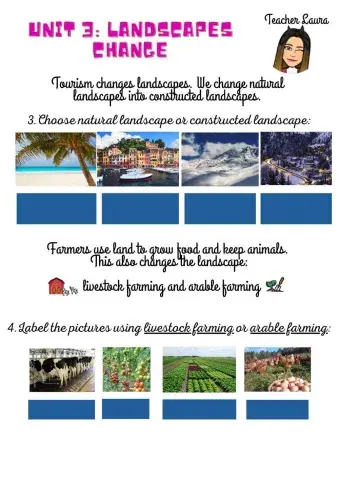 Unit 3: Landscapes Change