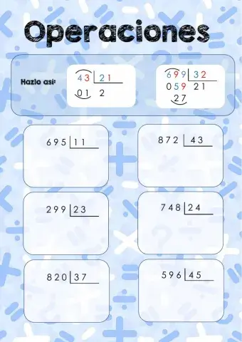 Divisiones entre dos cifras 1