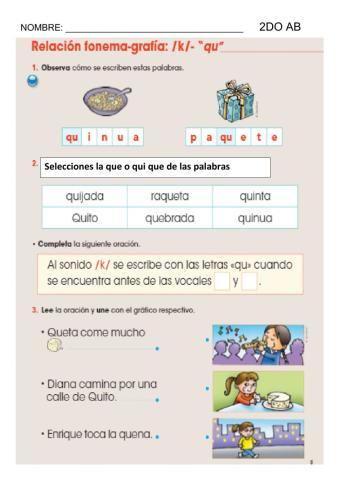 Actividad de que qui