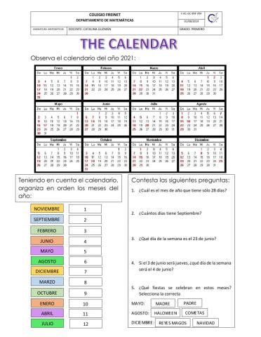 El calendario