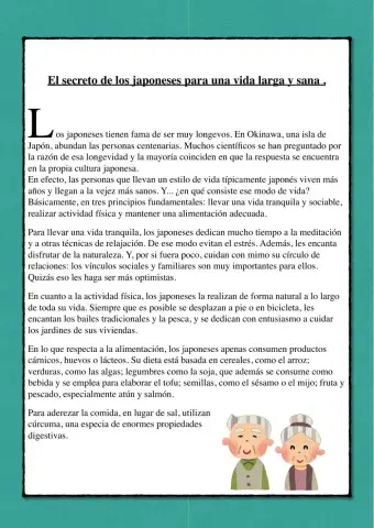 Lectura con actividades.