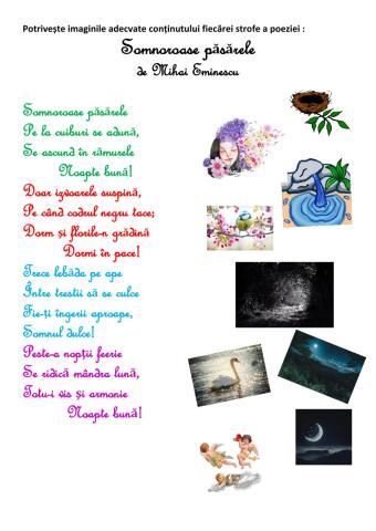 Mihai Eminescu-Somnoroase pasarele