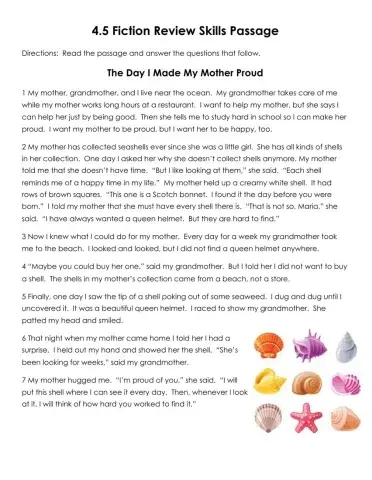 4.5 Fiction Review Passage