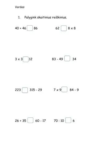 Skaitiniai reiškiniai