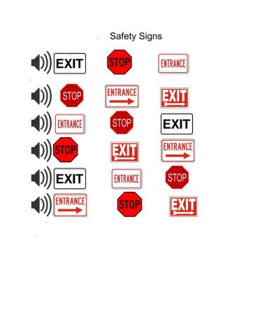 Safety signs