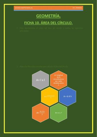 Geometría. Ficha 10.