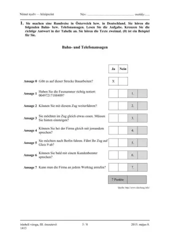 Abitur 2015.05.08. Hören