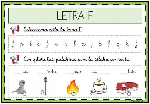 Letra F