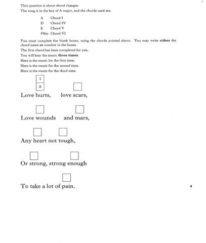 Music Listening - Revision Paper 3