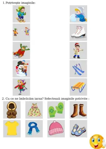 Jocurile copiilor iarna