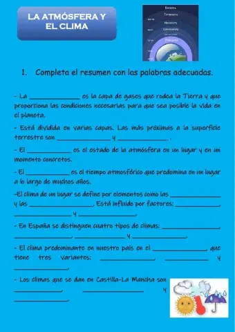 La atmósfera y el clima