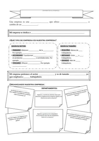 La actividad económica y las empresas