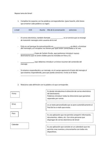 Repaso Gmail