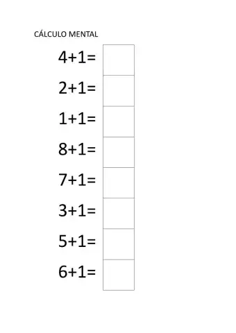 Cálculo mental