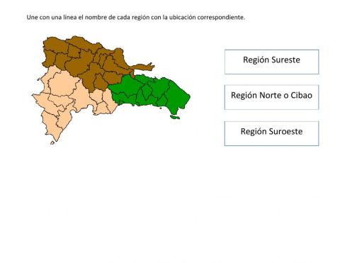 Regiones de la República Dominicana.