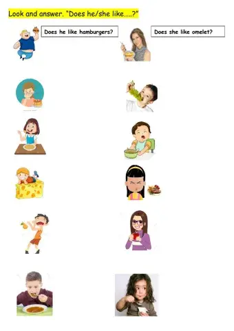 Does he like...........?