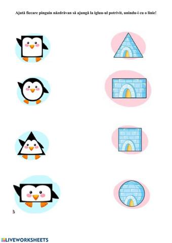 Corespondenta forme geometrice