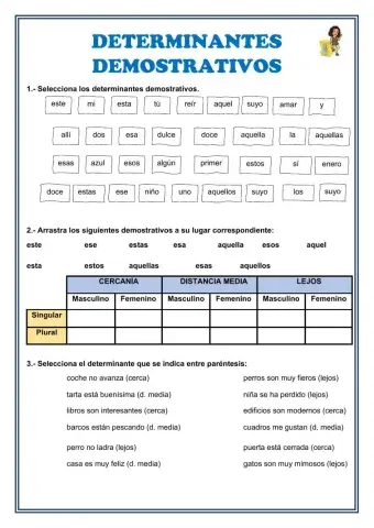 Determinantes demostrativos