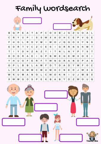 Family wordsearch